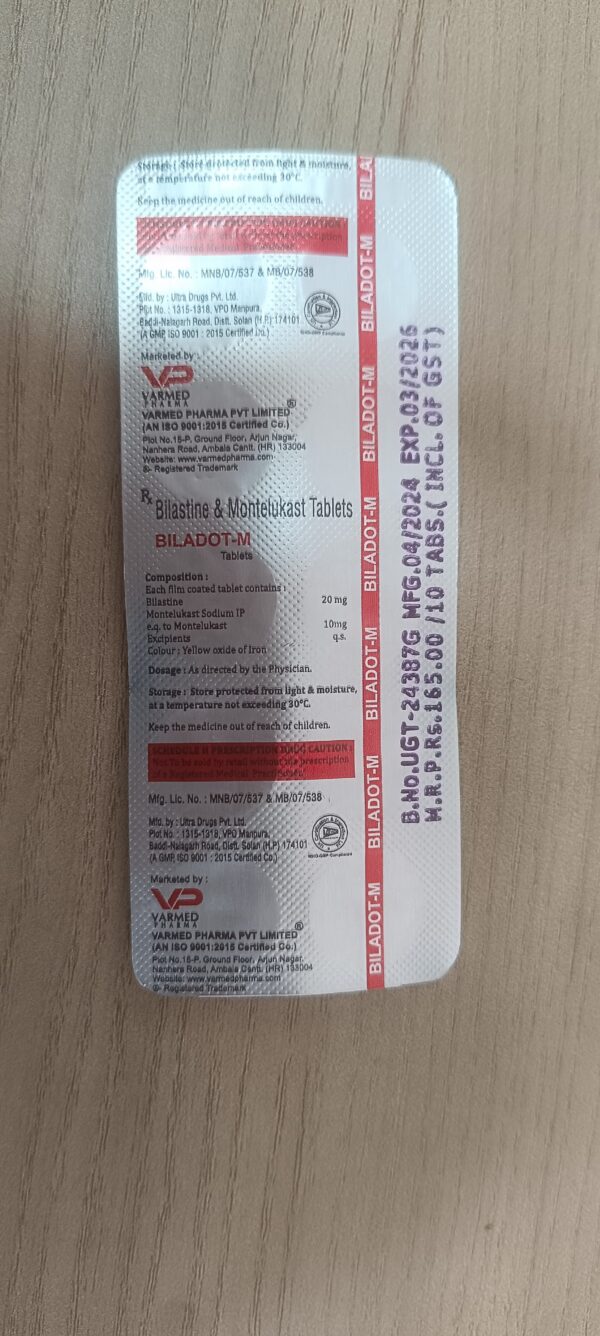 Biladot M 20mg/10mg Tablet
