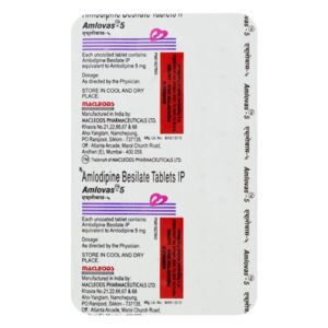 Amlovas 5mg Tablet