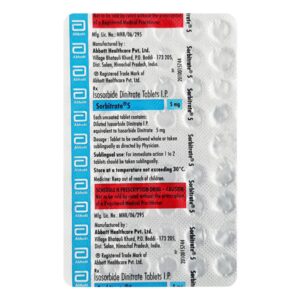 Sorbitrate 5mg Tablet